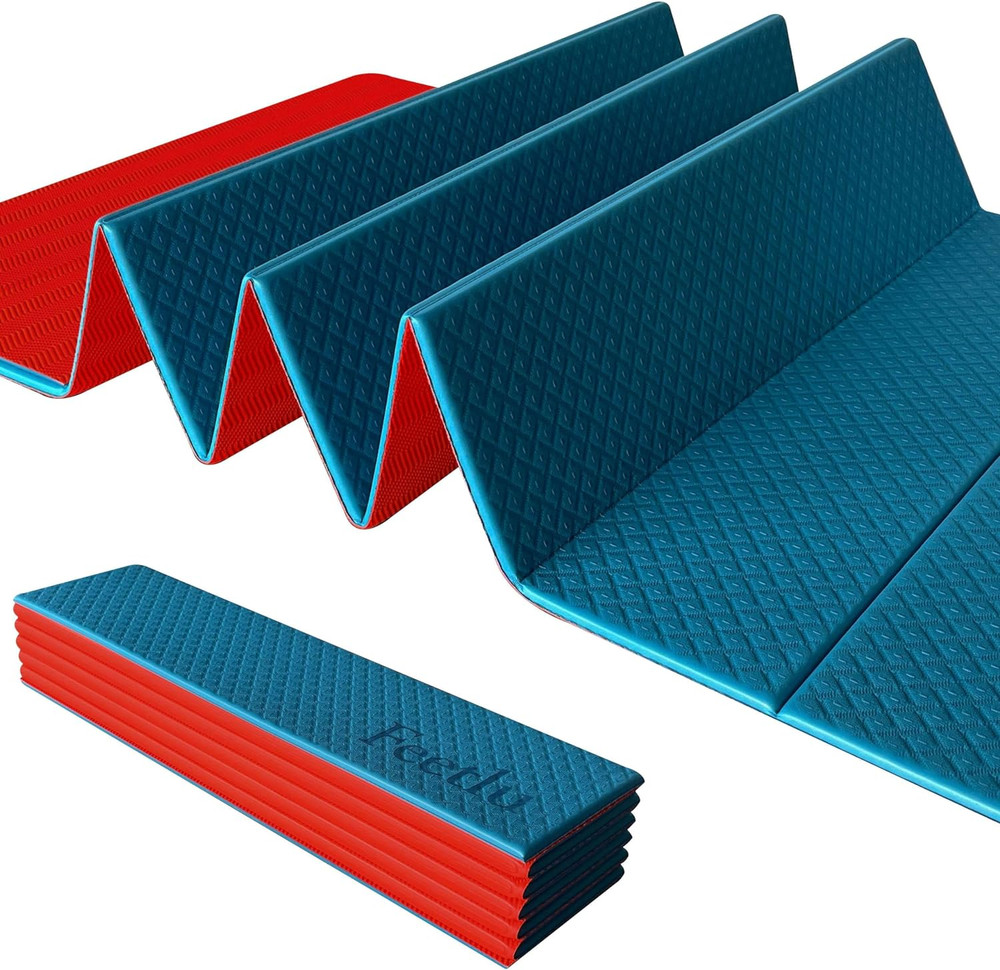 Foldable Yoga Exercise Mat – Lightweight, Anti-Slip, and Easy to Store for Yoga,