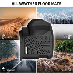 YITAMOTOR Floor Mats Compatible with 2019-2025 Chevrolet Silverado 1500/GMC S…