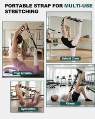 Lightweight 75” Stretching Strap for Post-Surgery Rehab & Enhanced Flexibility