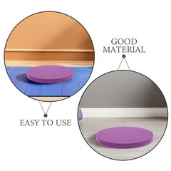 4Pcs Reusable Yoga Knee and Elbow Pads Purple Tpe Nonslip Cushions for Workout