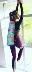 Indian Fancy Bohemian Exercise Sports Cotton Unisex Cross Body Kantha Yoga Bag