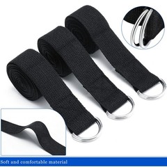 Leyndo 24 Pcs Yoga Strap Stretching Pilates Exercise Adjustable Straps 6 ft N…