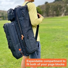 Tactical Inspired Heavy Duty Yoga Bag with Expandable Compartment