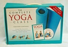 The Complete Yoga Class With DVD, Book & Mat by Gary Bromley New T1059