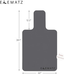 Premium Pilates Reformer Mat – Machine Washable Suede & Natural Rubber – Non-Sli