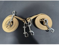 Pilates- Leather Classic with hardwood swivel grip and leather ropes