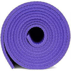 Yoga Accessories 0.25 Inch Thick Non Slip Pilates Mat, Dark Purple (Open Box)