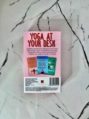 Yoga At Your Desk Set of 100 Cards to Practice Chair Yoga Wellness from Office