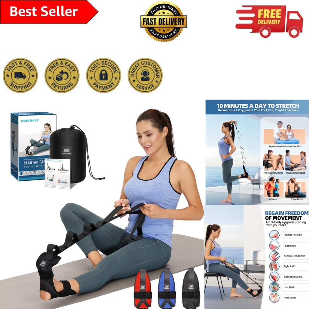 All-in-One Stretching Strap for Foot, Heel, and Calf – Comprehensive Pain Relief