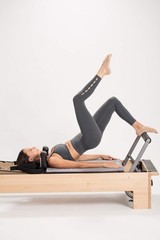 Salt & Honey Salt Honey Non-Slip Pilates Reformer Mat Towel Gray
