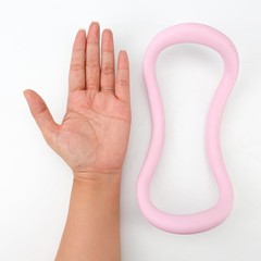 KH866 Set of 2 Yoga Rings for Leg, Calves, Calf Pilates, pink and blue