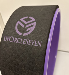 Purple UpCircleSeven Yoga Wheel 12 in