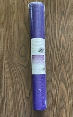 Living Arts Yoga Essentials Nonslip Purple Sticky Mat, 68″ x 24″ – NEW