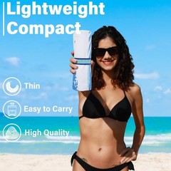 2 Pack Lightweight Thin Microfiber Beach Towel Sand Free Quick Dry Absorbent …