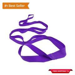 75” Non-Elastic Stretching Strap for Enhanced Flexibility & Muscle Recovery