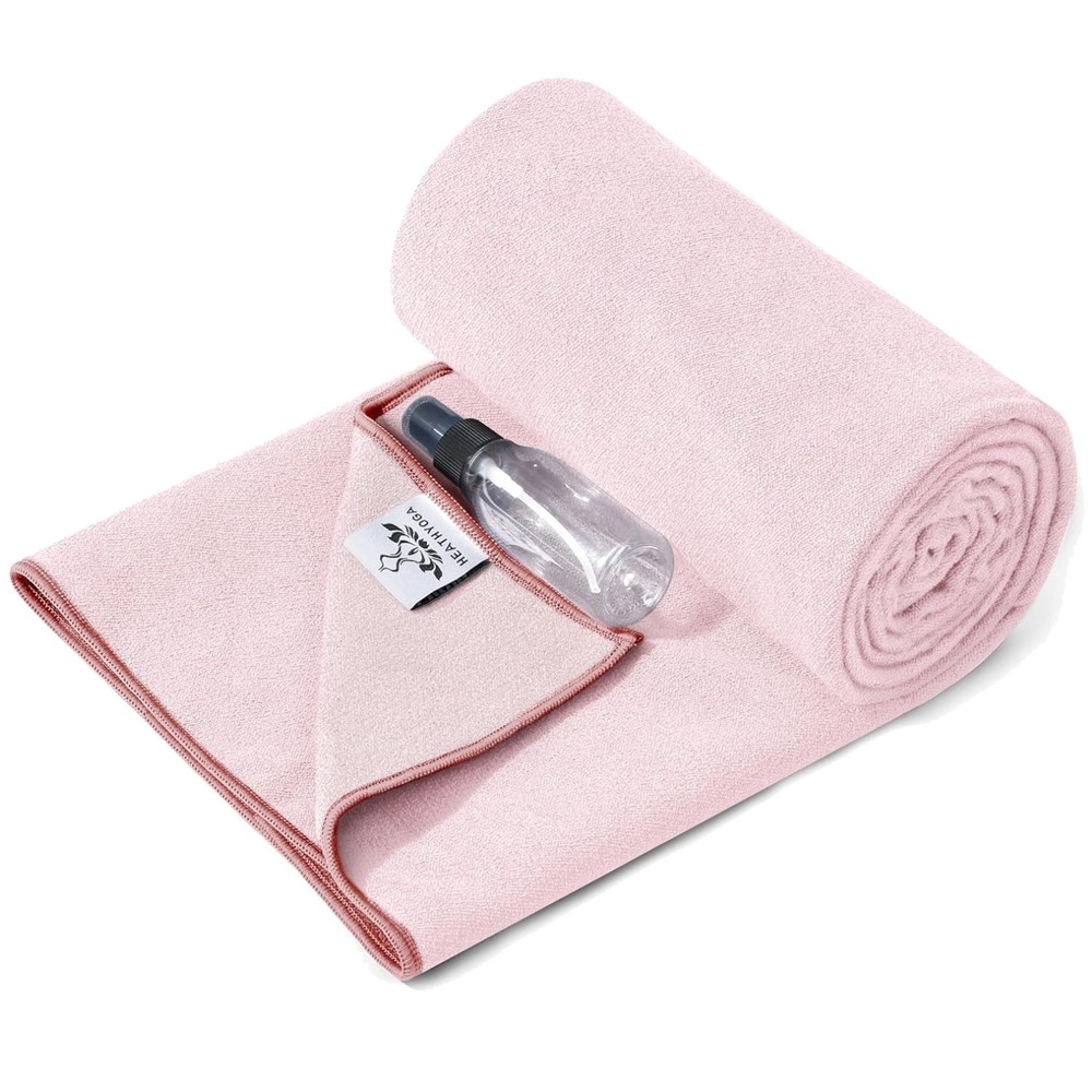 Breath in Bliss Out: 72″x26″ Non-Slip Yoga Towel – Ideal for Hot Yoga & Fitness