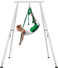 9.6 FT Portable Stand Yoga Swing Stand 551 LBS Aerial Yoga Frame Yoga Sling