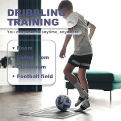 Pure Vie Anti-Slip Soccer Training Mat, Equipment Blue