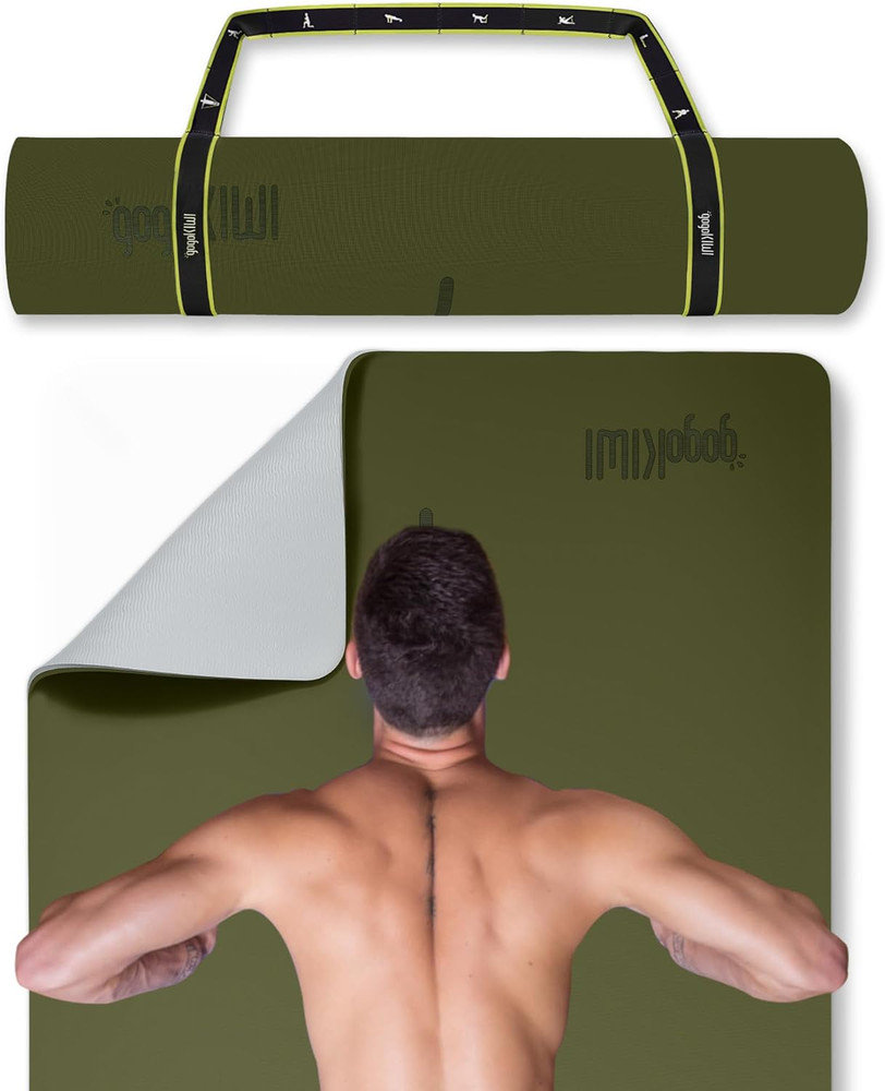 Extra Wide Yoga Mat for Men Women (72″L X 36″W) Non Slip Fitness & Exercise Mat