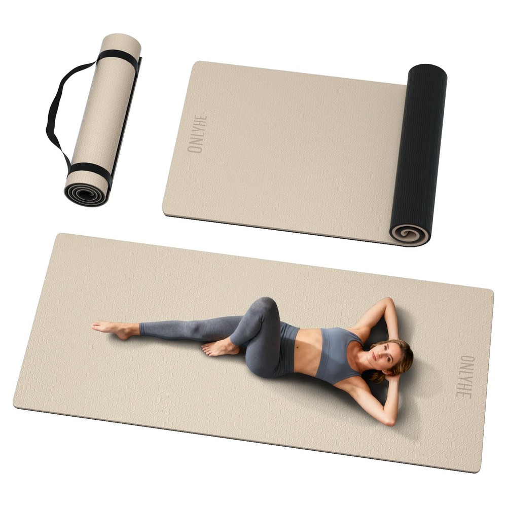 Extra Long & Wide Yoga Mat for Tall Men & Women,76”x32.6”x7mm – High Density
