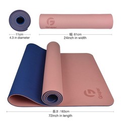 Yoga Mat Non Slip, Eco Friendly Fitness Exercise Mat with Carrying Strap,Yoga…