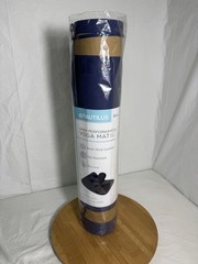 Nautilus High Performance Yoga Mat with Strap 6mm 68×24 Ocean Blue NEW