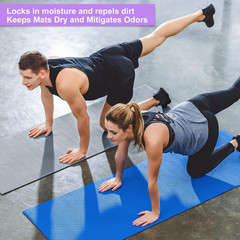 3 Mm Thick Yoga Mat Bulk, Non Slip Exercise Workout Fitness Pad for Women Men, G