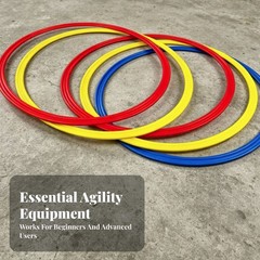 Agility Hoop Multicolor Fitness Hoop Flexible