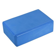 Yoga Block 9x6x3″ Light Weight EVA Foam for Beginners Yogis Pilates Blue