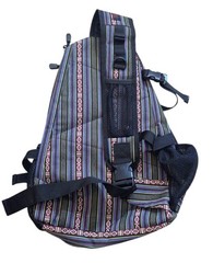Aurorae Cross body Sling Backpack Multicolored Yoga Bag Sling Gym Workout Canvas