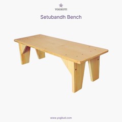 Setubandh Yoga Bench, Yoga Props, Yoga Bench, Iyengar Yoga Props