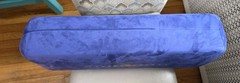TMNovo Yoga Bolster Pillow Purple / Blue Suede 28″ x 10″ x 6″