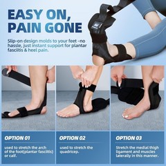 Foot and Calf Stretcher Strap – Relief for Plantar Fasciitis & Achilles Pain