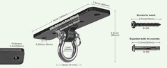 Ceiling Mount Swing Hanger Heavy Duty Swing Set Hook for Porch Swing Hammock
