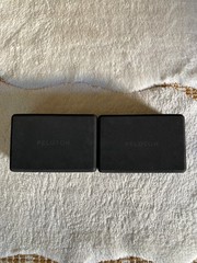 Peloton Black Foam Yoga Exercise Blocks Set of 2 (4x6x9 in)