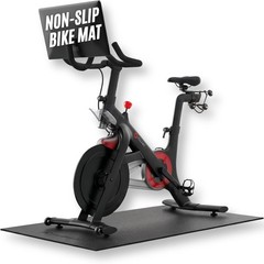 Powr Labs Bike Mat Compatible with Peloton, Treadmill, Exercise Equipment,