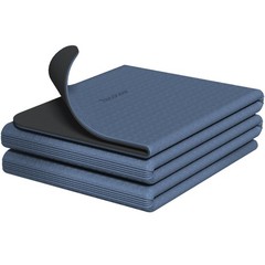 Readaeer Foldable Yoga Mat for Travel Folding Yoga Mat 6mm Thick with Carryin…