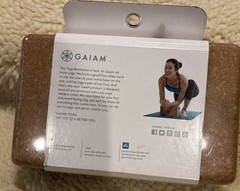 Gaiam Cork Yoga Brick – Stretching Balance Aid w/ Premium Support