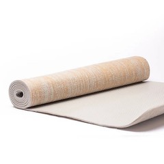 Yogi & Yogini Jute Yoga Mat Grey cm 61x183x05-cm