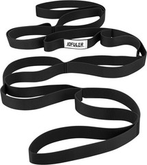 Versatile 75” Stretching Strap – Yoga, Therapy, and Mobility Aid with 10 Loops