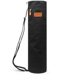 Canvas Yoga Mat Bag with Adjustable Strap & Pockets, Full-Zip Travel Gym Tote…