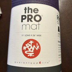 Manduka The Pro Mat Black Magic Purple Yoga Mat New 71″x26″x6mm Brand New