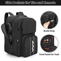 RC Backpack for 1/10 Car, RC Storage Bag with Multi Pockets for Tools and