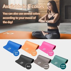 Primasol Yoga Mat, 0.4 inch 10 mm, 0.6 inch 15 mm, Thick Wide, Exercise Mat, …
