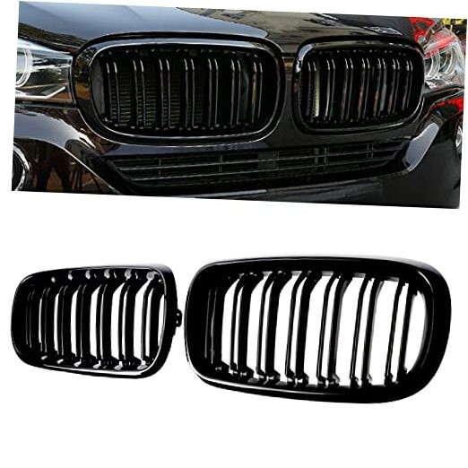 X5 F15 Grille，Gloss Black 2014-2018 X5 F15 X6 F16 Gloss Black Double Slats
