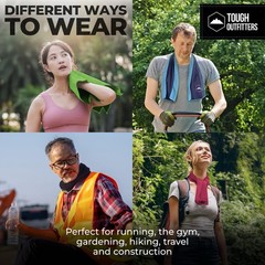Tough Outdoors Cooling Towels for Neck Face – Single Pack, Royal Blue
