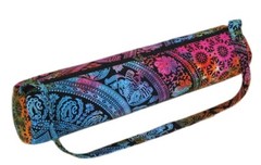 Indian Rainbow Elephant Mandala Bags Shoulder Strap Yoga Mat Carrier Yoga Bag US