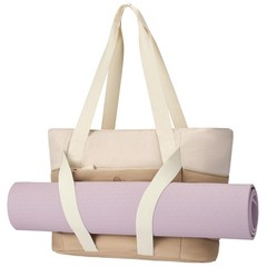 ‘s Yoga Tote Bag with Luggage Sleeve & Mat Straps – Gym Work Bag for Office, …