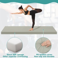 3 Inch Thick Yoga Mat, Extra Thick Gymnastics Mat With Carrying Handles For M…