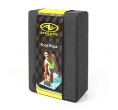 Athletic EVA Foam Works Supportive & Lightweight Yoga Block 9″ x 6″ x 3″ [G2]